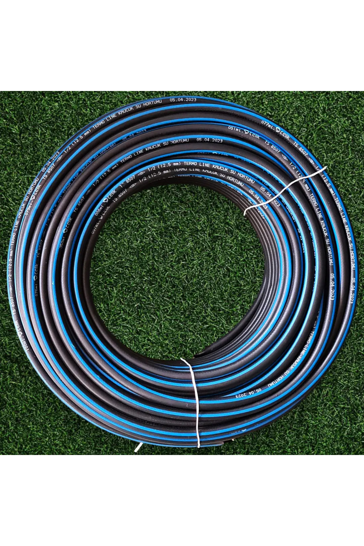 100 Metre 1/2" (12,5 mm) Termo Bahçe Hortumu + 10 Fonksiyonlu Sulama Tabancası UV Korumalı 3 Katlı Dayanıklı Su Hortumu 5