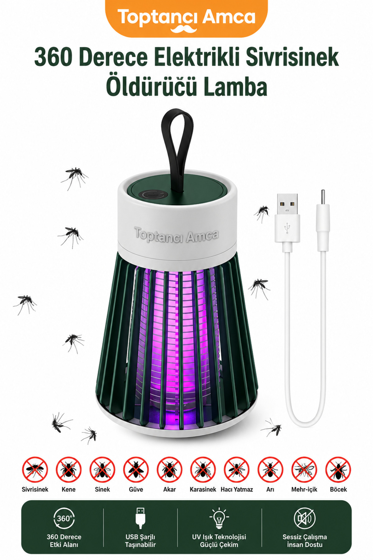 Mini Taşınabilir elektrik ve usb ile çalışan sinek öldürücü mavi ışık sinek cız uv lamba sıfır ses bebek odalarında kullanım 1
