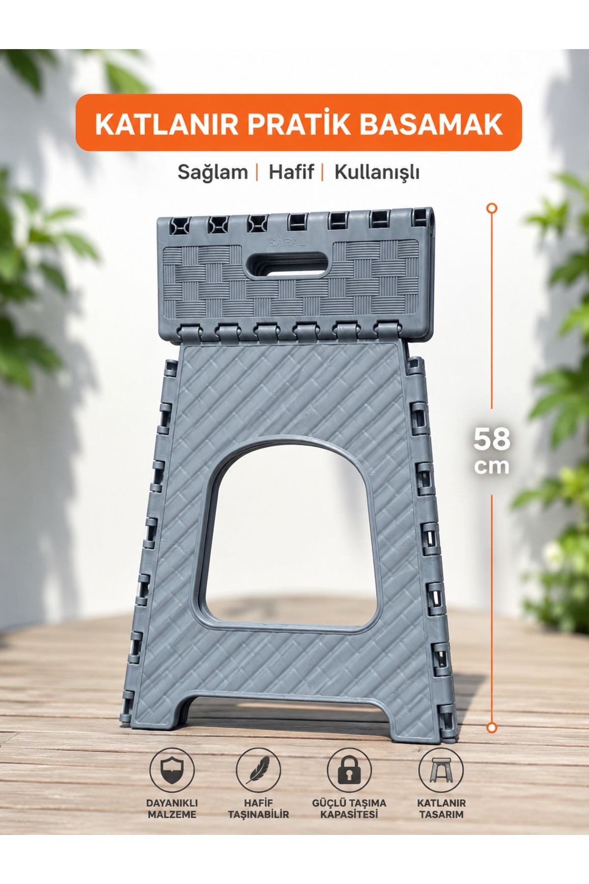 KATLANIR KAMP TABURESİ KATLANIR TABURE 1. KALİTE PLASTİK TABURE KATLANIR OTURAK KAMP ÜRÜNLERİ 3