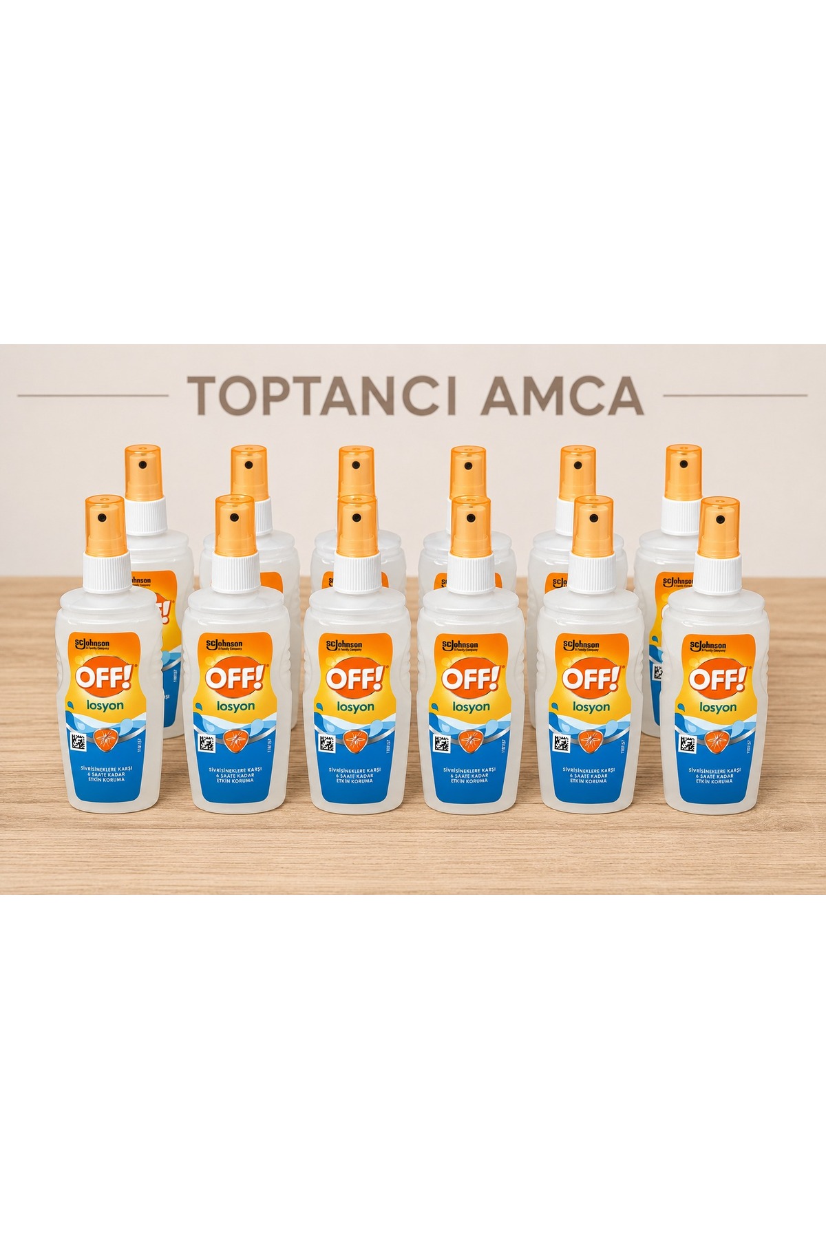 12 Li toptan paket off sinek losyonu sinek kovucu sprey 12 saat etkili 1 düzine off 1