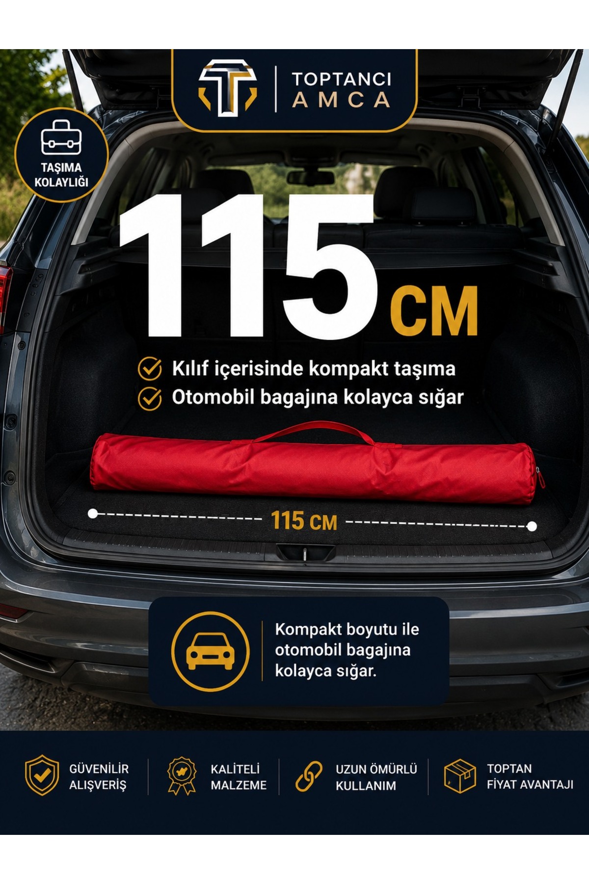 PLAJ ŞEMSİYESİ 180 CM ÇAPLI KIRMIZI GÜNEŞ ŞEMSİYESİ KALIN KUMAŞ EĞİLEBİLİR ÇADIR ŞEMSİYE OXFORD KUMAŞ 5