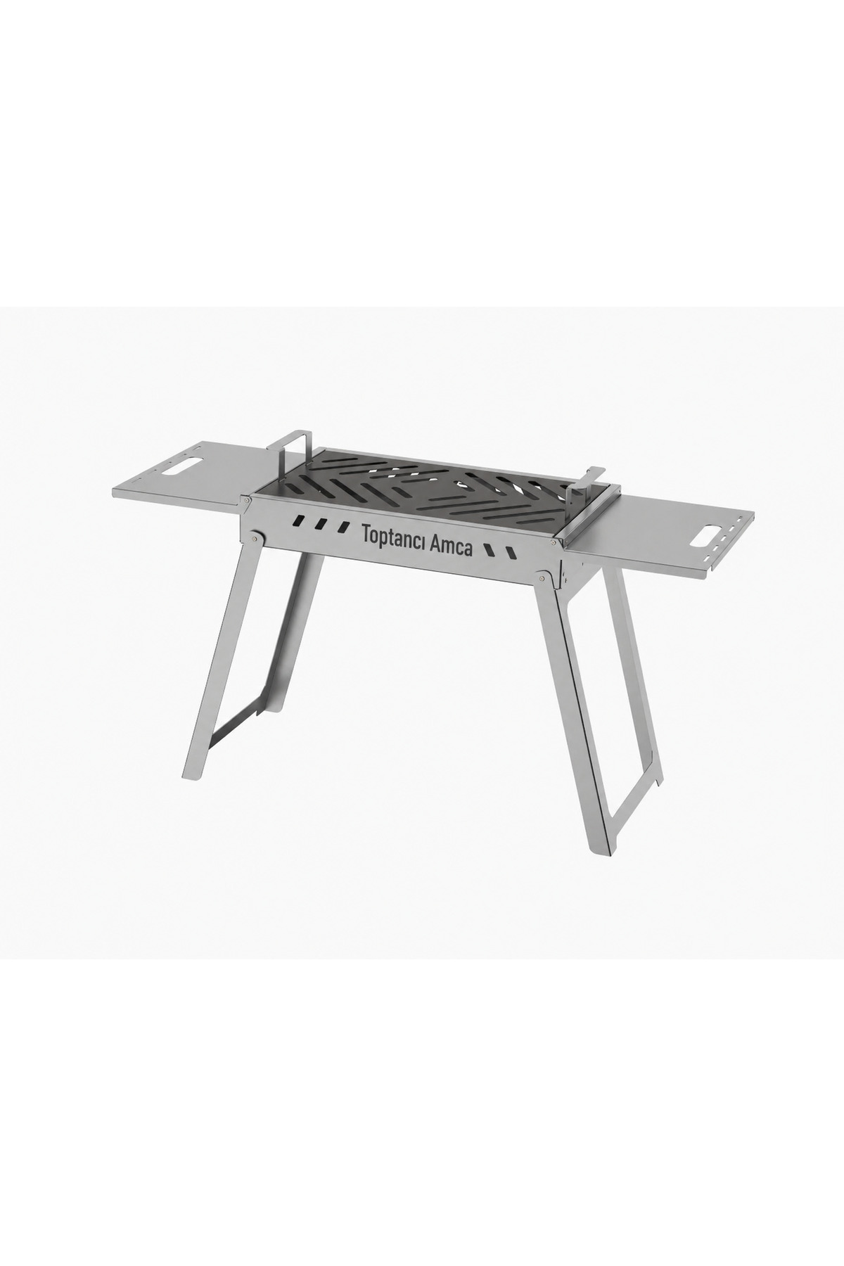 Marina Grill Katlanır Sehpalı Mangal 50x30 cm – Taşınabilir Piknik Mangal 1.5 mm Izgara 4
