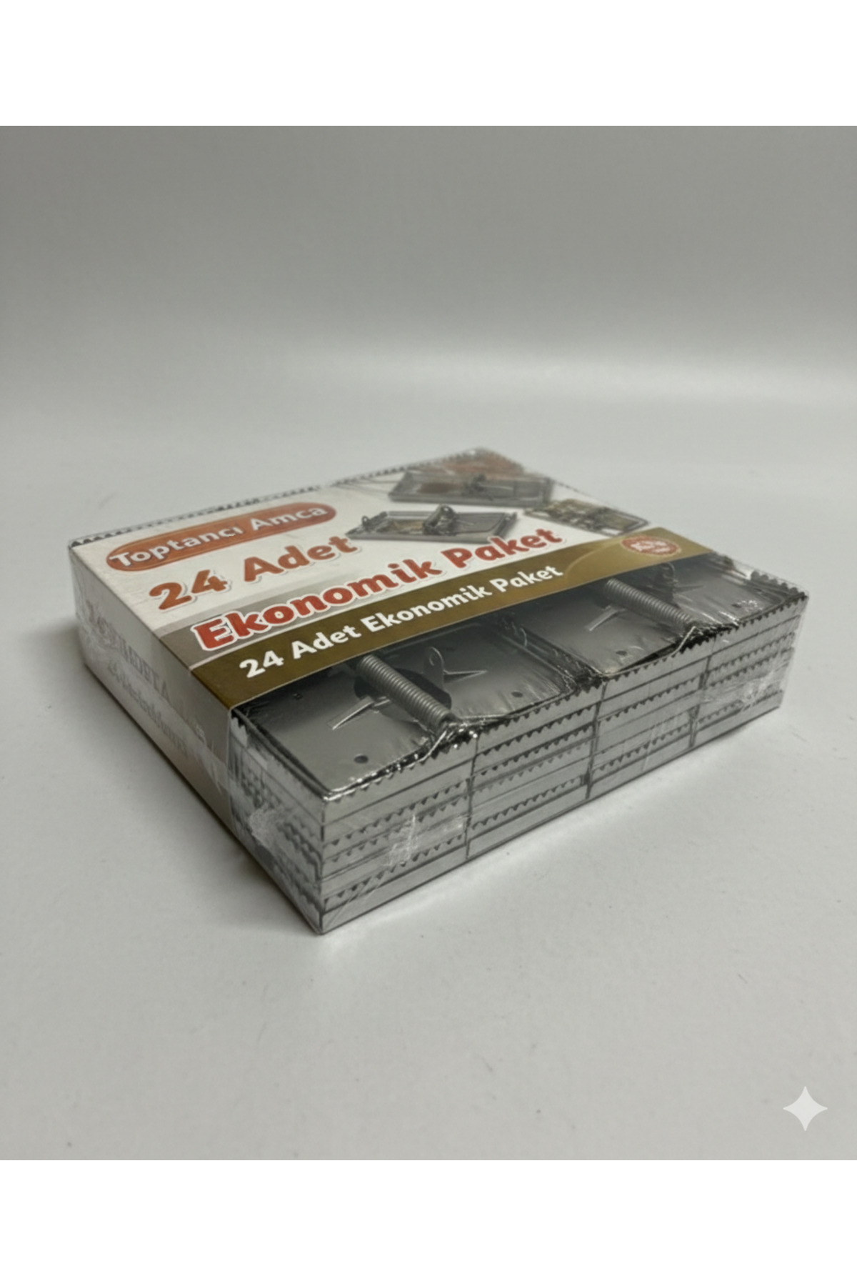 Kapan Metal Kapanı 81x171 mm - Klasik Yaylı Tutucu - 24 Adet Ekonomik Paket 2