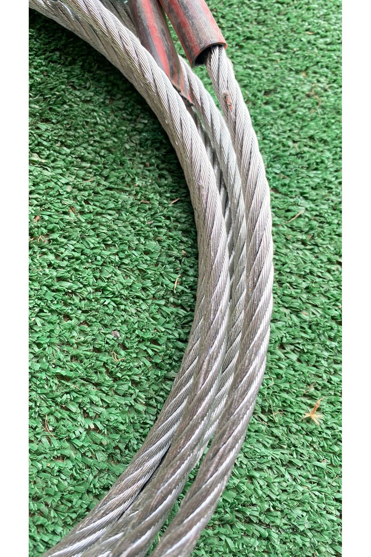 Örgülü Çekme Halatı Oto Çekici 8 mm 4 metre 8 tona kadar dayanıklı halat 5