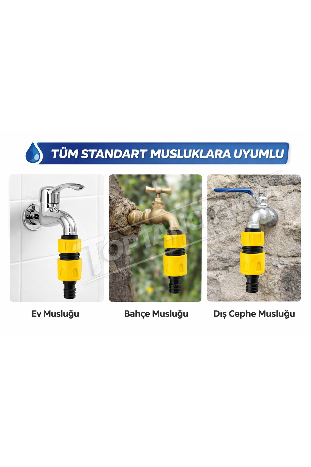 Silikonlu Kırılmaz Bahçe Hortumu + Ayarlı Fıskiye Tabancası Seti – 100 Metre | 1/2 inç 4