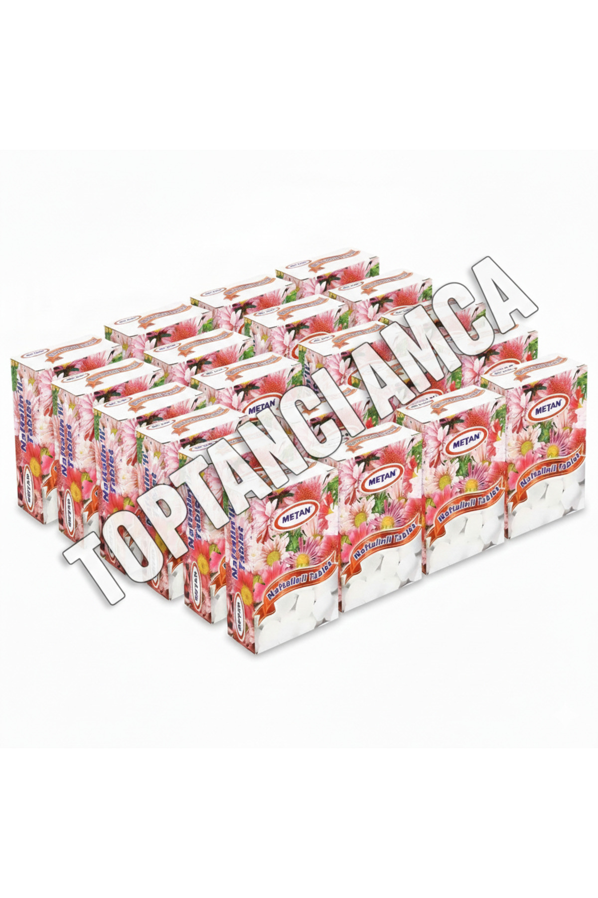 Naftalin Tablet 100 gr x 24 Adet - Güve Önleyici ve Lavabo Koku Giderici 1