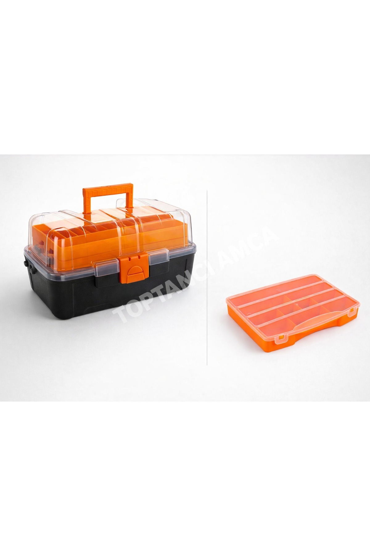 Balıkçı Çantası 2’li Organizer Set – 16” Raflı Takım Çantası + 10” Vidalık 4