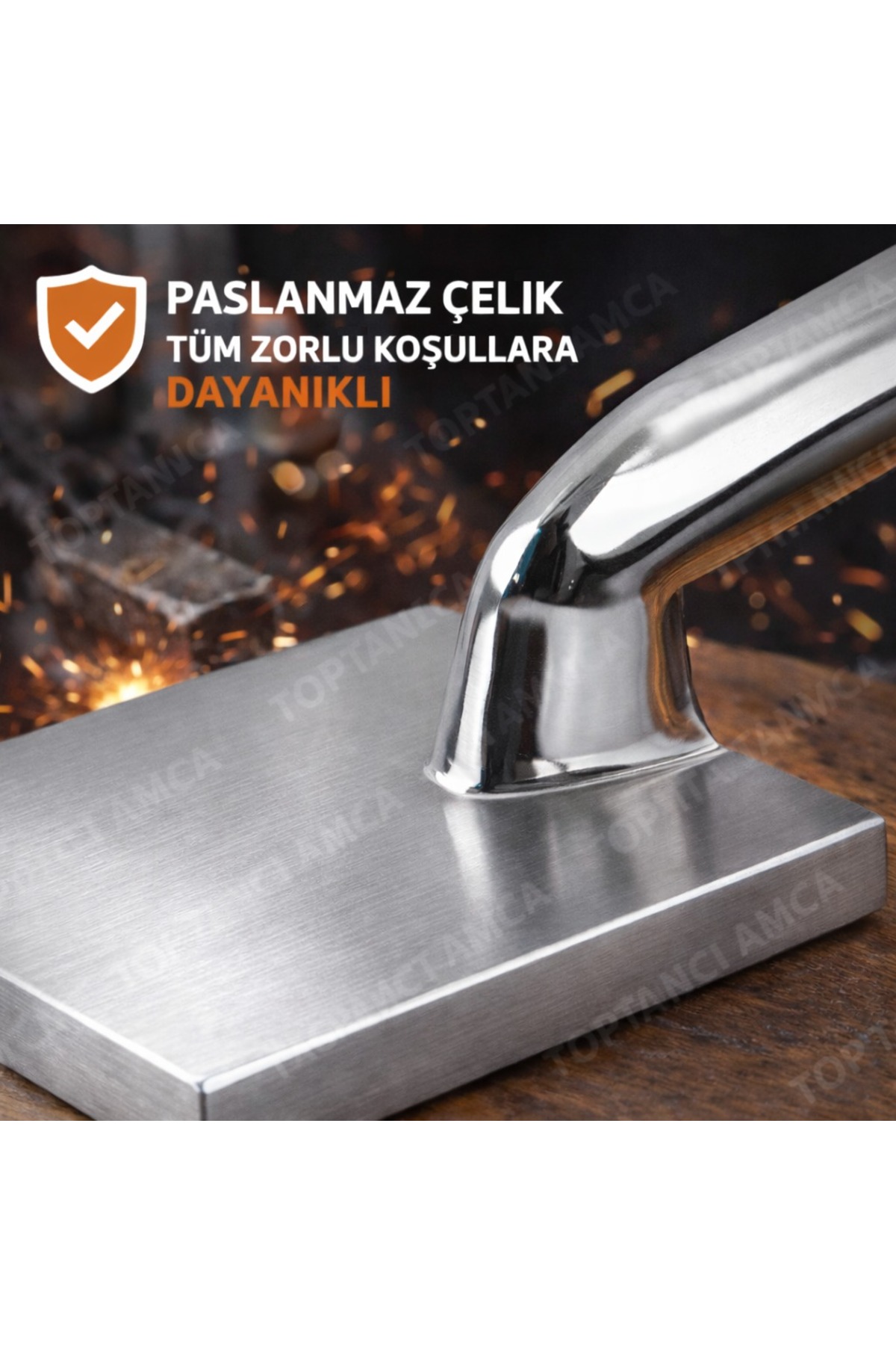 Çelik Et Döveceği 1450 g | Et Yumuşatma Tokmağı / Pirzola Demiri Paslanmaz Bursa Malı 4