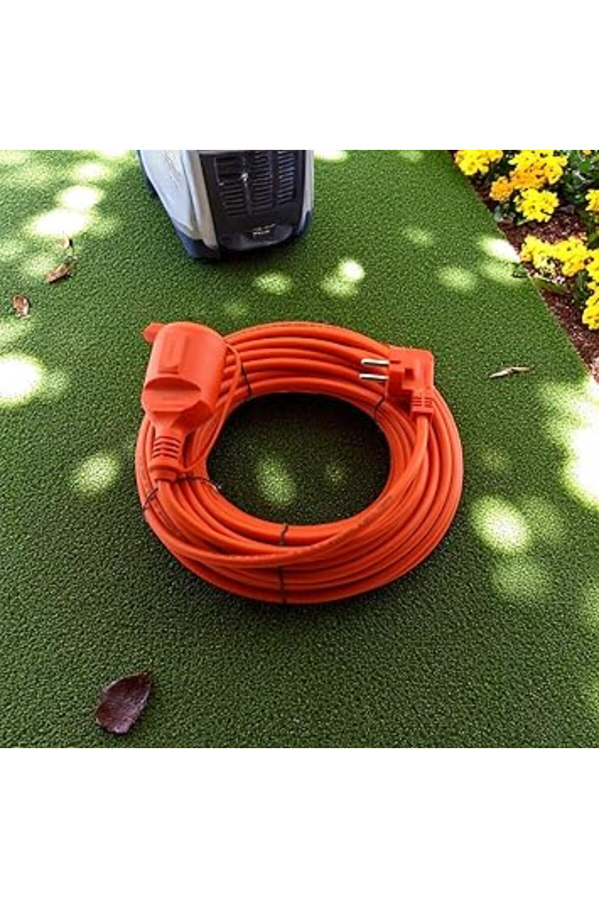 Kablosu 3x1.5 mm 40 METRE Kapaklı Monofaze Ev Tipi Topraklı CCA Kablolu Tekli Grup Fiş Priz 3
