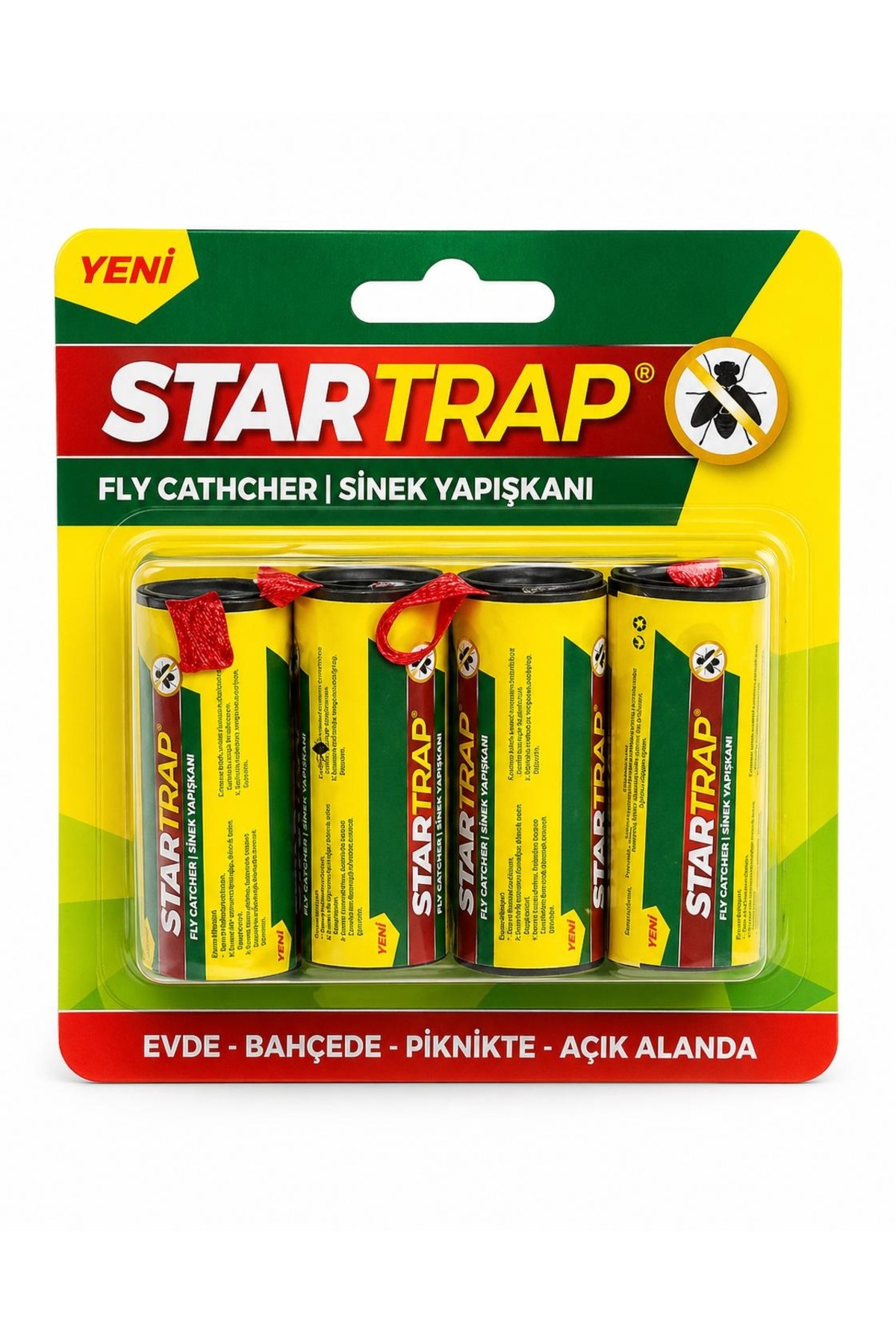 Yapışkan Karasinek Tuzağı Sinek Bandı 1 Paket, Yapışkan Sinek Kapanı 1