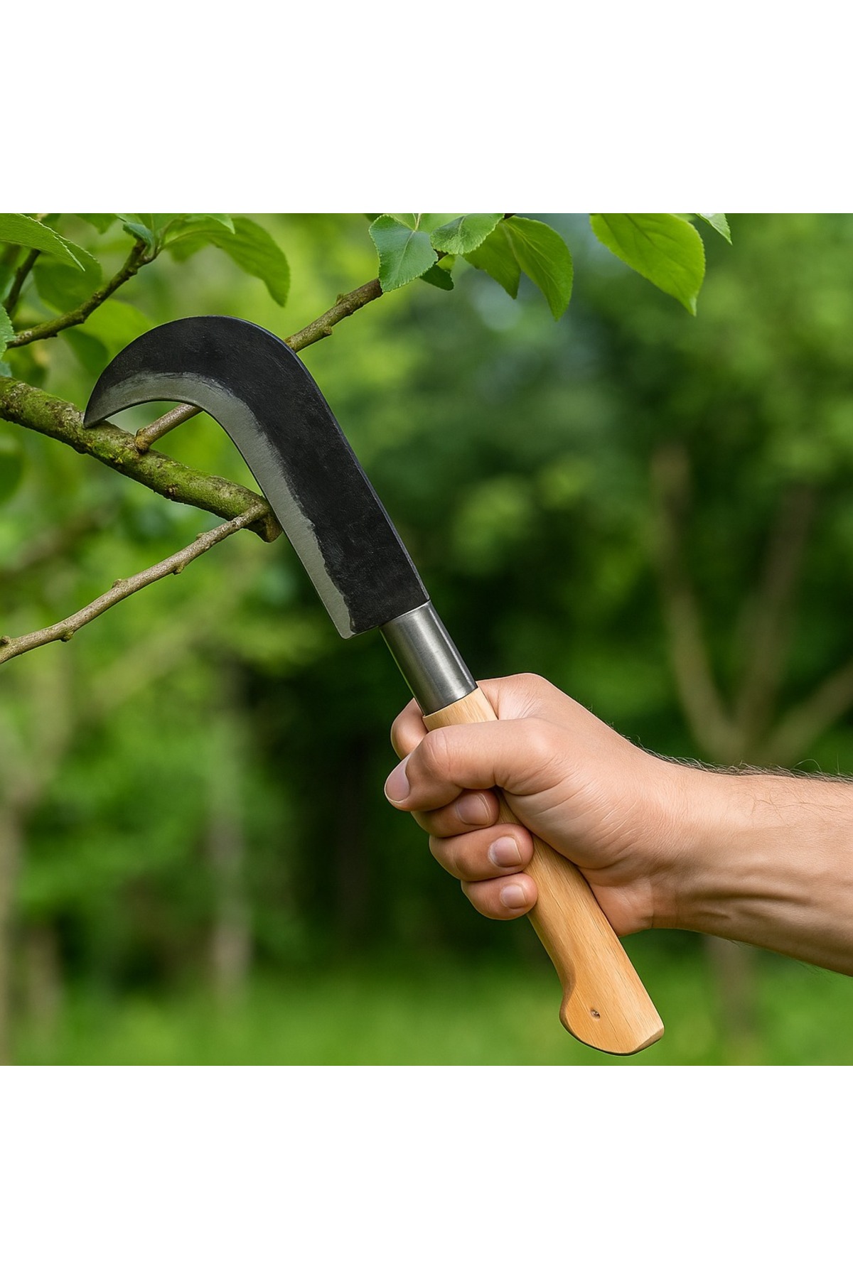 DAL KESME ORTA BALTASIZ UZUN AĞAÇ SAPLI SÜRMENE ORAK SÜRMENE 3