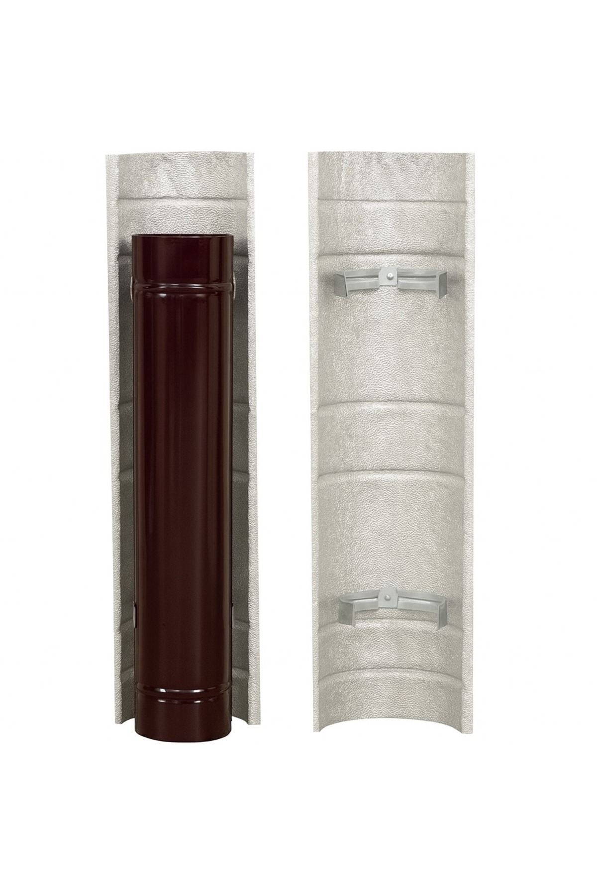 Isı Kes Soba Borusu Amyantı Tavan Isı Koruyucu Isı Yanstıcı 75Cm 5 Adetli Ekonomik Paket 5