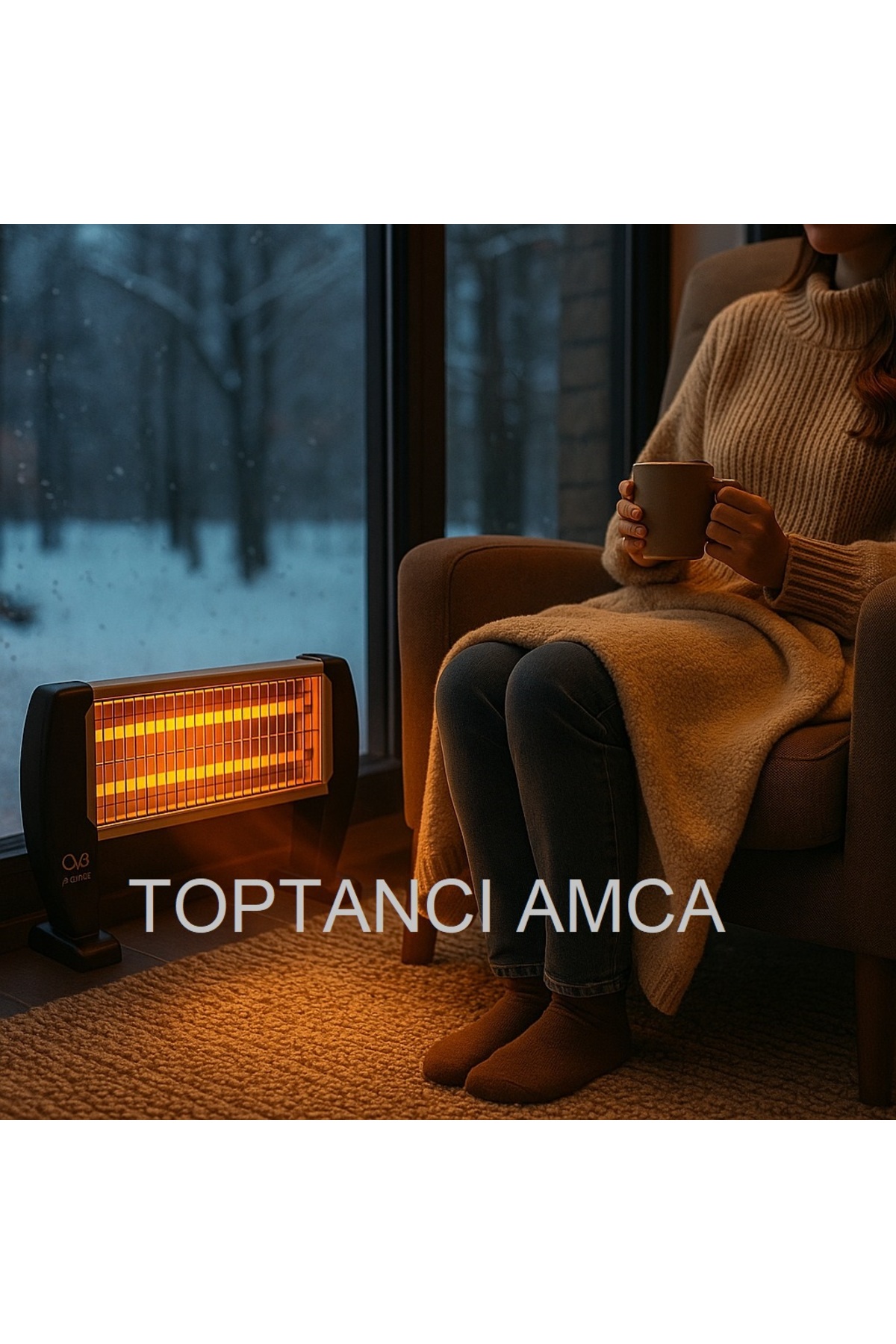 1500 W Elektrikli Soba – Devrilme Emniyetli, Sessiz ve Hızlı Isıtma Kışın En Güvenli Sıcaklık 2