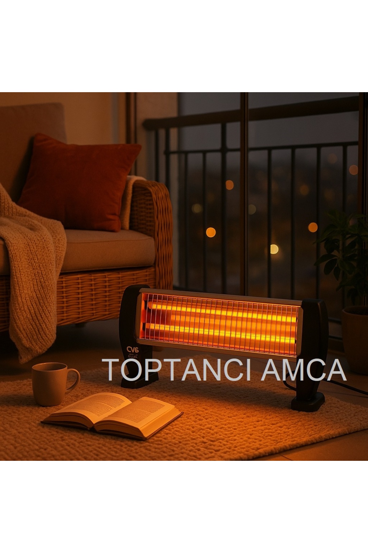 1500 W Elektrikli Soba – Devrilme Emniyetli, Sessiz ve Hızlı Isıtma Kışın En Güvenli Sıcaklık 4