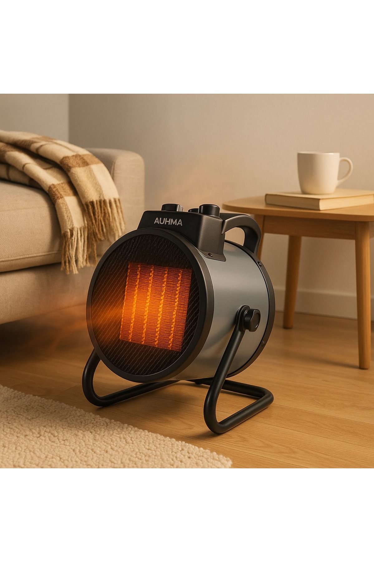 Yüksek Fanlı Isıtıcı Enerji Dostu 3000W Fanlı Isıtıcı – 3 Kademeli PTC Seramik, Sessiz & Taşınabilir 4