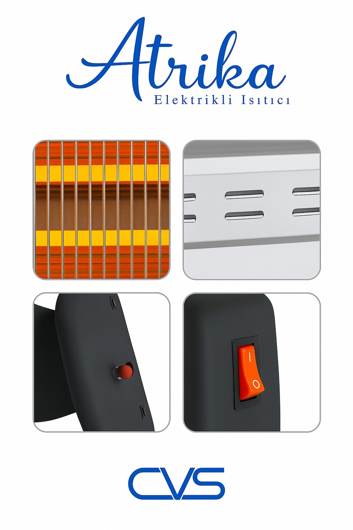 Elektrikli Isıtıcı Ayak Isıtıcı Az Yakan Çok ısıtan elektrikli soba 1200 watt 4