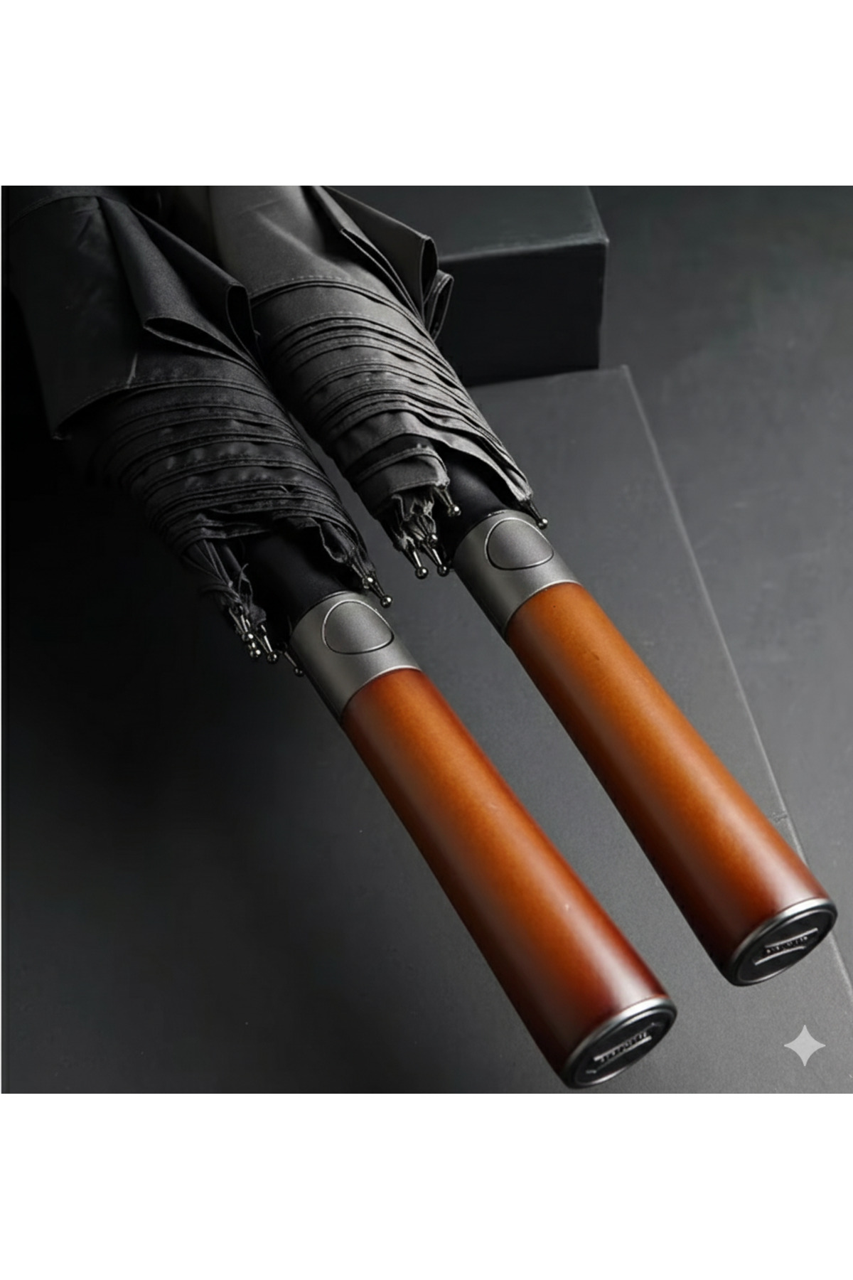 Parachase 8K UV koruma İpek Şemsiye Rüzgar Geçirmez Güçlü, Özel Fiberglass 8 Tel Kılıflı ABS Düğmeli 3