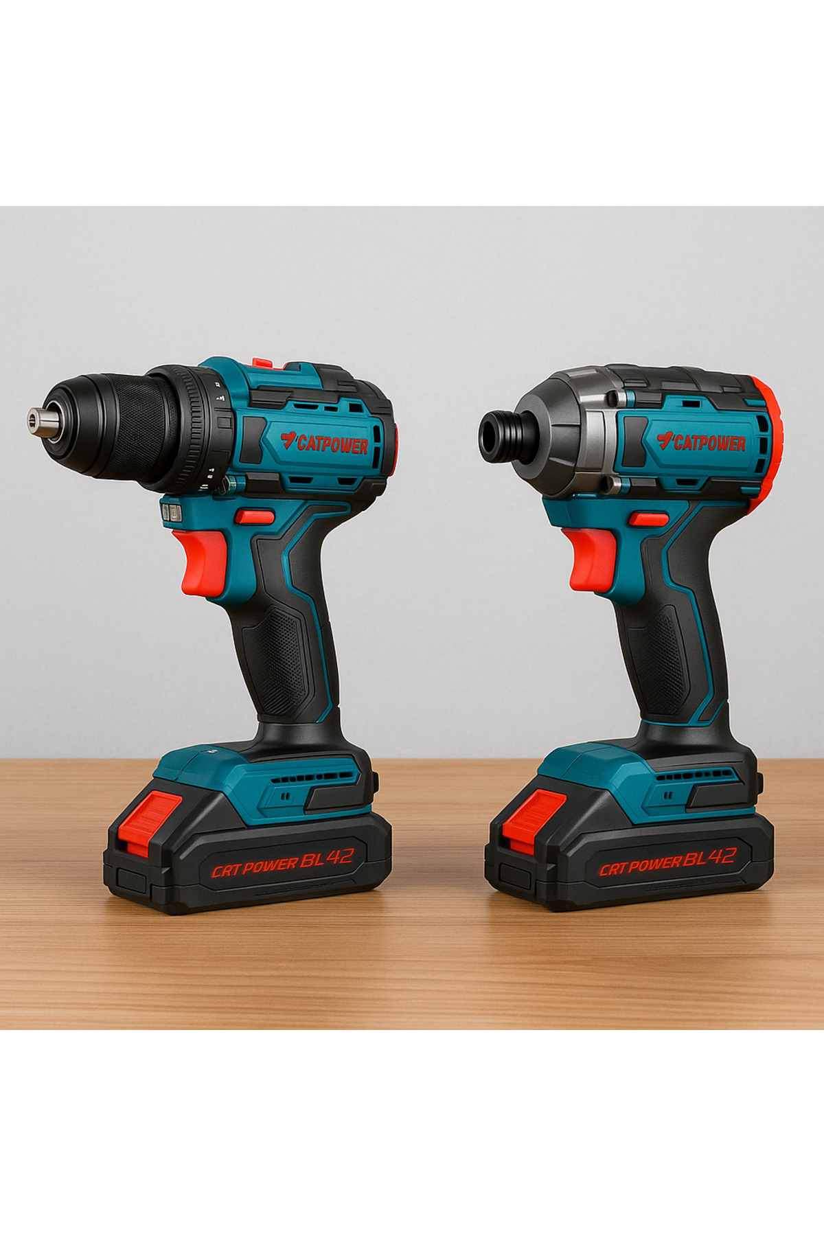 Catpower 5135 Akulu Vidalama ve Matkap Seti 20V 2Ah Li ion Komursuz Motor Akulu Vidalama 3