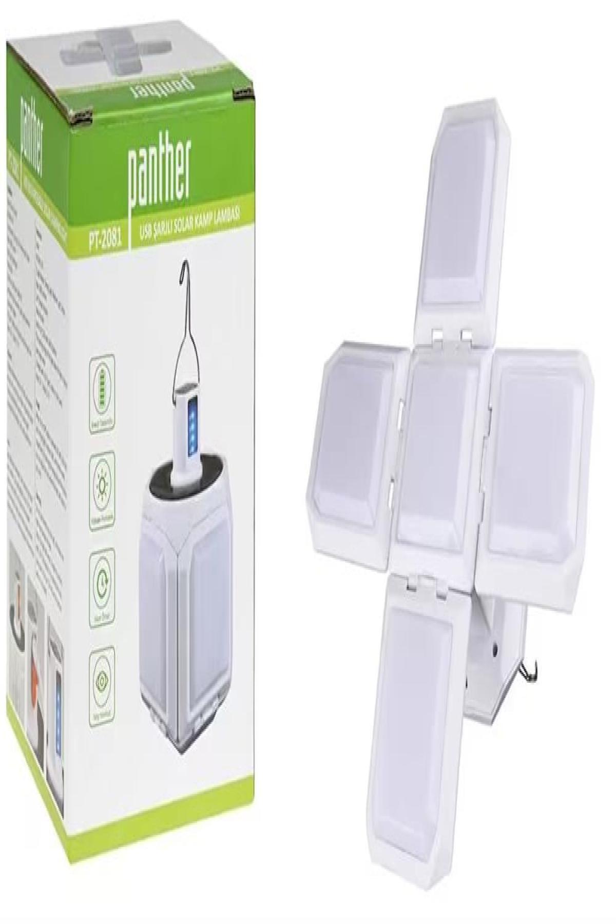 PT-2081 Solar Kamp Lambası 60 Smd LED 1000 Lümen
