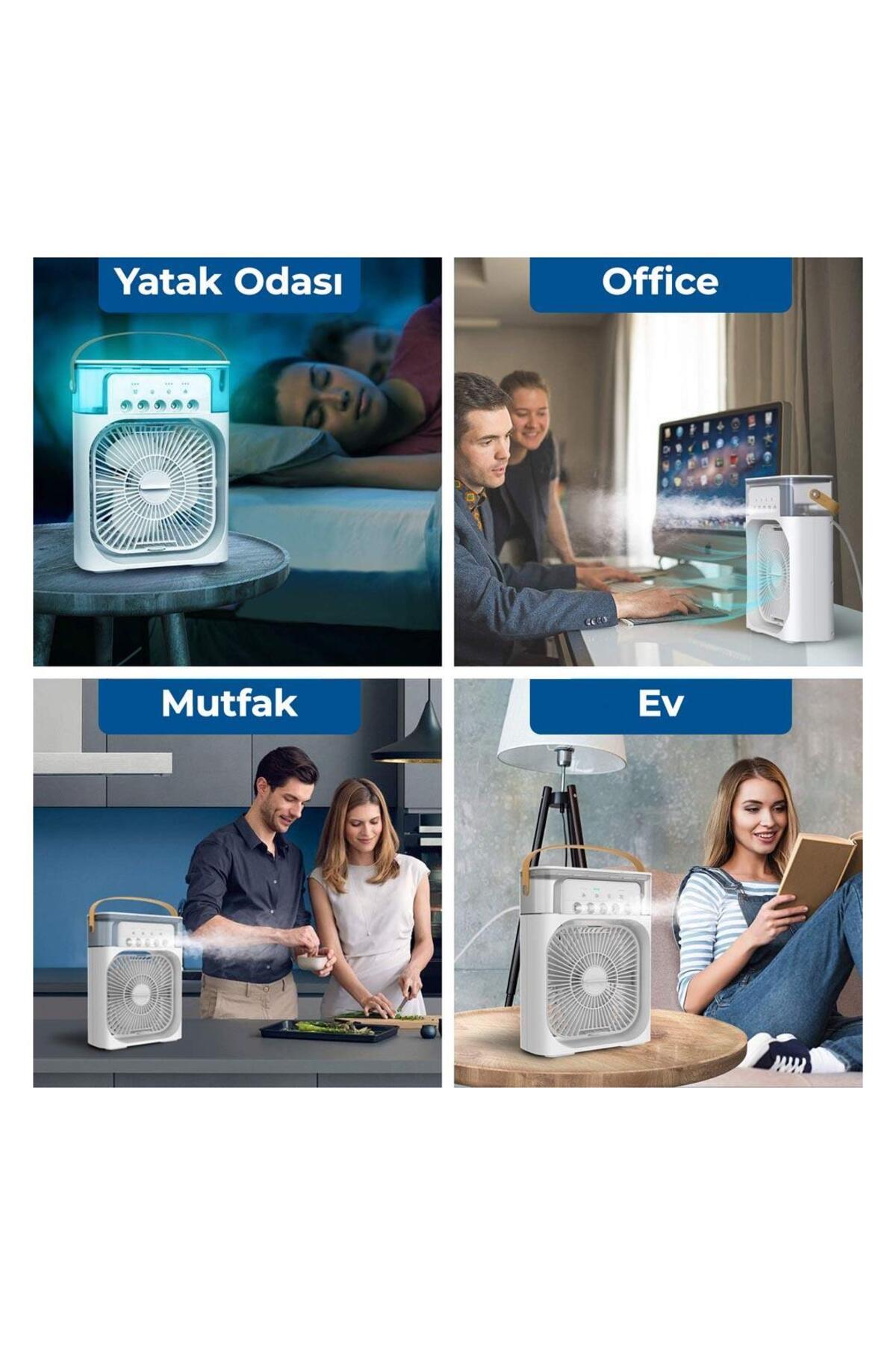 Avec AV-F170 Su Spreyli Taşınabilir USB Fan Vantilatör Soğutuculu 2