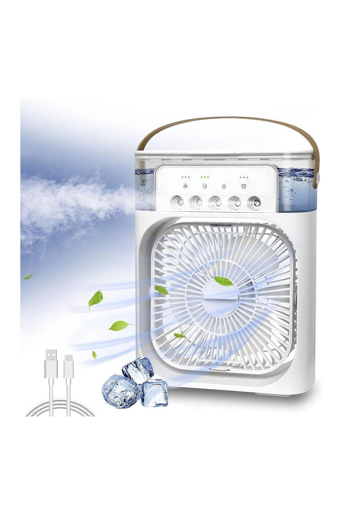 Avec AV-F170 Su Spreyli Taşınabilir USB Fan Vantilatör Soğutuculu 4