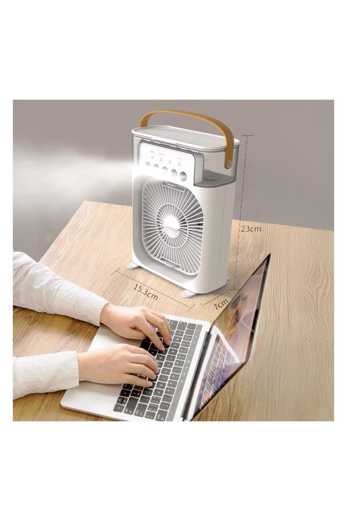 Avec AV-F170 Su Spreyli Taşınabilir USB Fan Vantilatör Soğutuculu 5