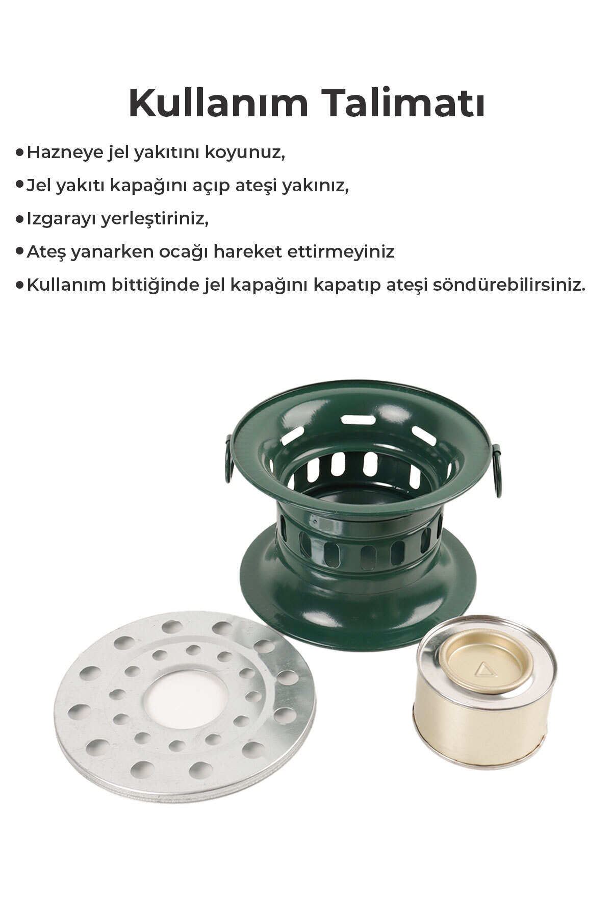 Ocak Yakıtı Osmanlı Ocağı Dayanıklı Sağlam Ocak Yakıtı Çaycı + 1 Lt Jel (30 saat yanar) + 1 Çakmak 4