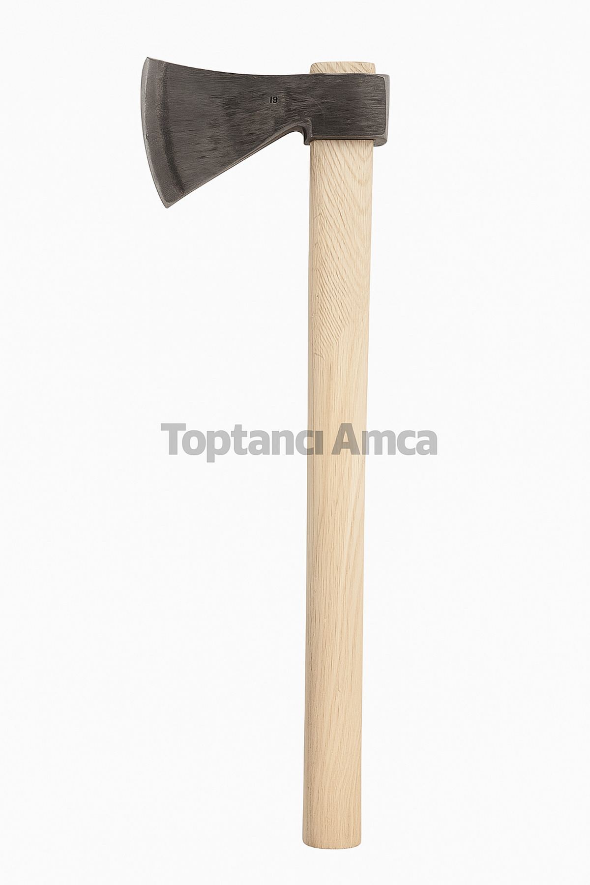 El Yapımı Dövme Çelik Sürmene Balta – 13 cm Geniş Ağızlı, Ahşap Saplı Odun Kesme Baltası 1