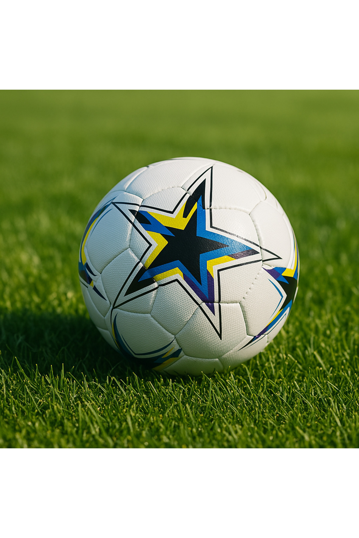FUTBOL TOPU DİKİŞLİ YUMUŞAK NO:5 420 GR 4