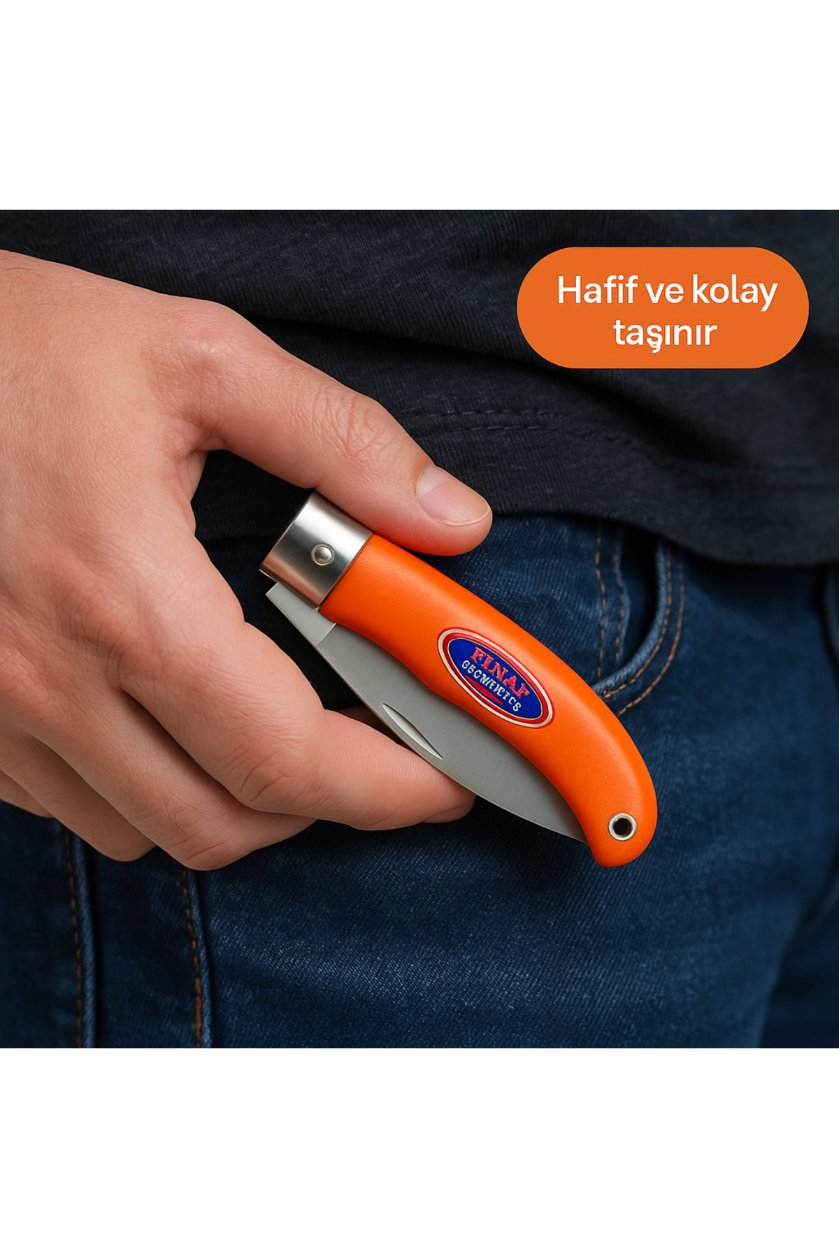 PASLANMAZ ÇELİK BIÇAK OUTDOOR ÇAKI KATLANABİLİR BIÇAK 2
