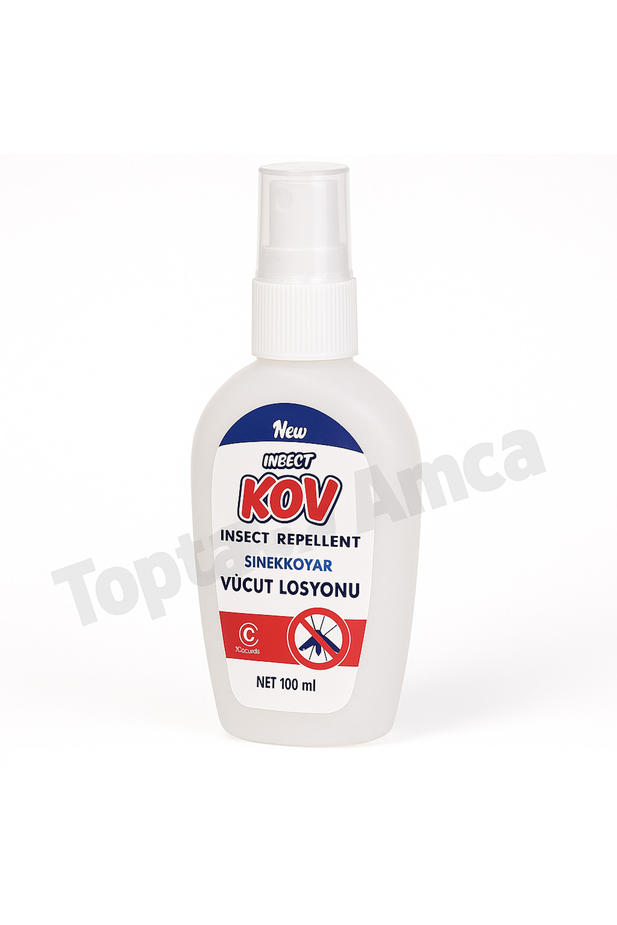 TOPTANCI AMCA VÜCUT LOSYONU SİVRİSİNEK KOVUCU 100ML 6 SAAT KORUMA 12 Lİ 2