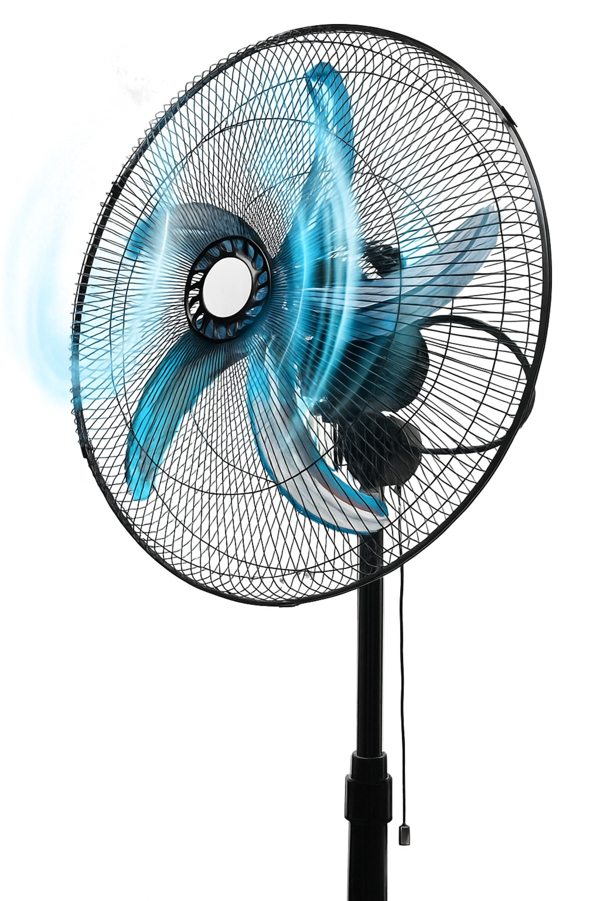 Dn 91022 18 Inç(45cm) Ayaklı Döner Başlıklı Zaman Ayarlı Vantilatör 5 Kanatlı Metal 2