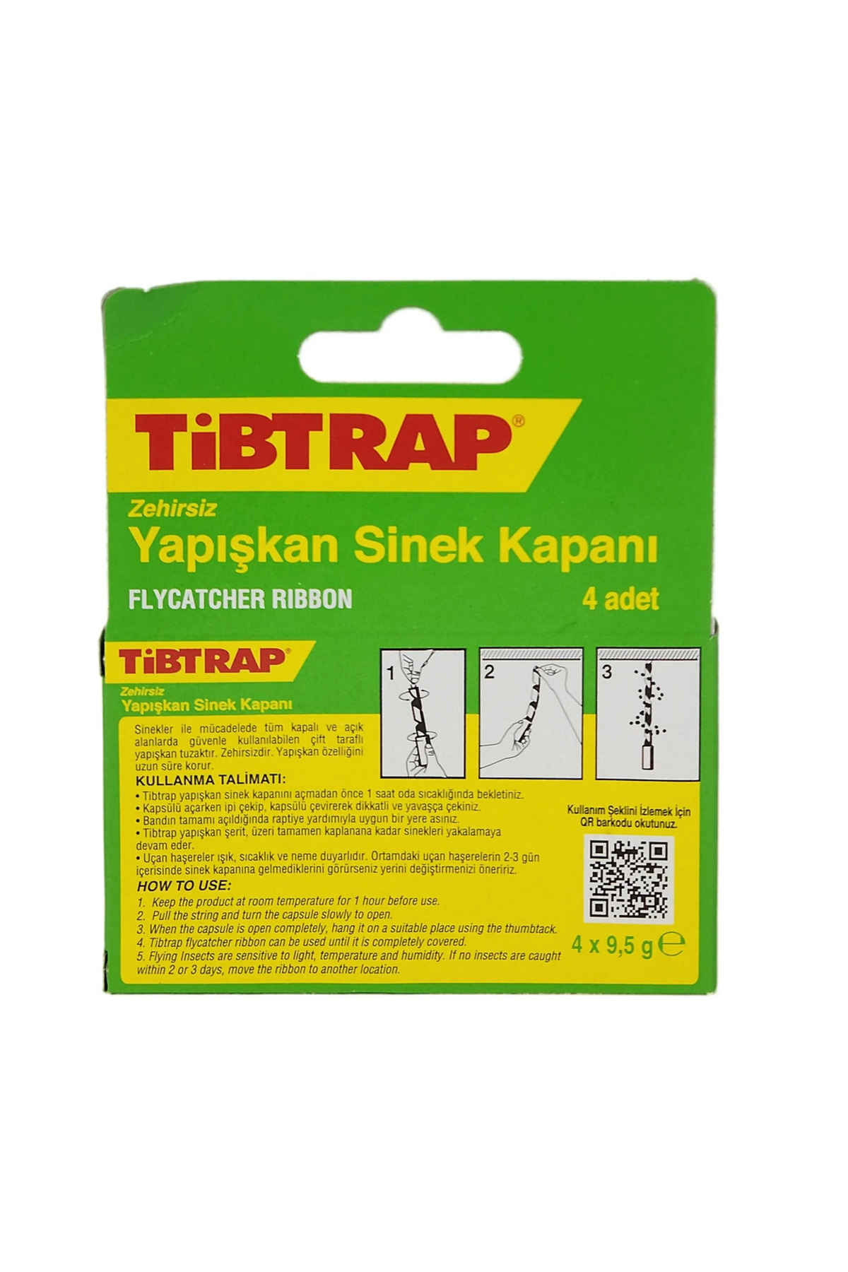 SİNEK YAPIŞKANI TİBTRAP 4 LÜ ÜST KALİTE 1 KUTU (22 ADET) 2