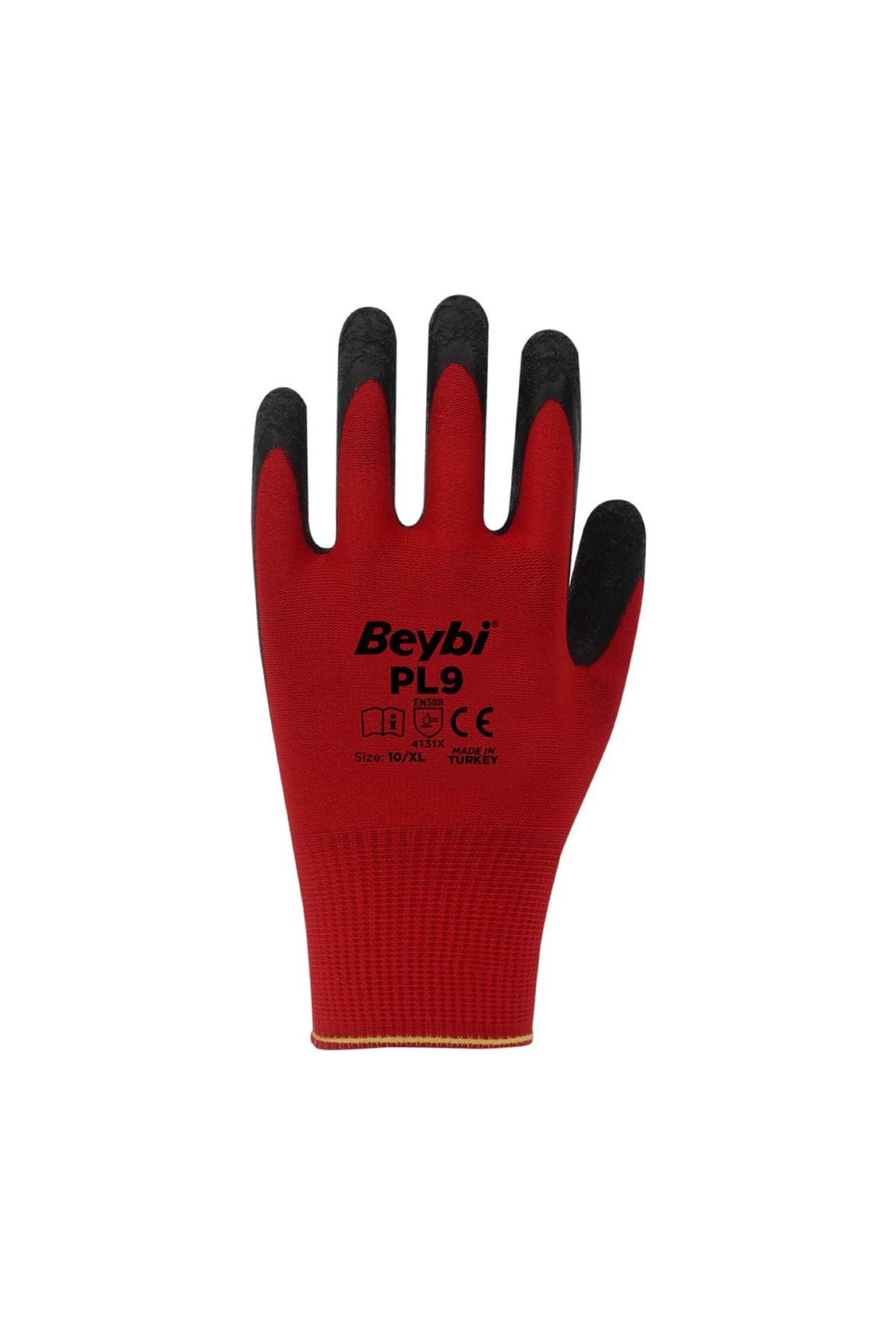 Beybi Pl9 Nitril Eldiven Camcı Eldiven Kaymaz No:10 12 Çift 2