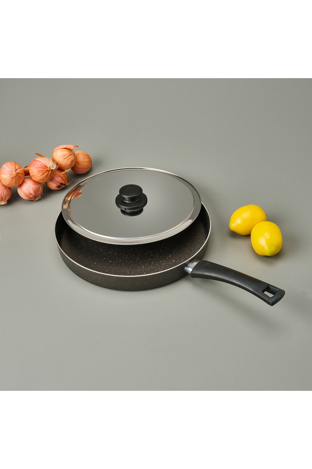 Mehtapp Granit Balık Tavası - Gri - 30 cm 1