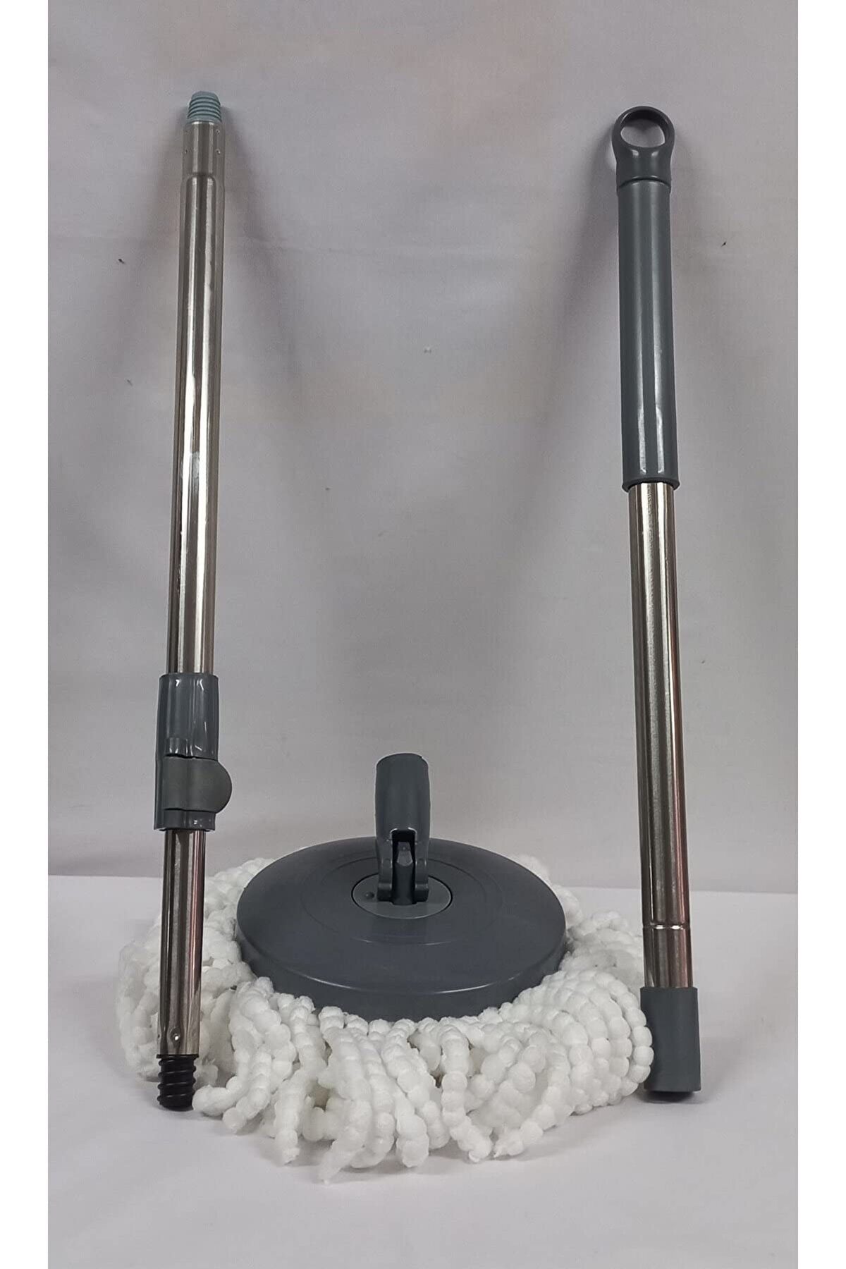 3'lü Otomatik Döner Sap Seti Yedek Temizlik Seti Demir saplı Dayanıklı set 2