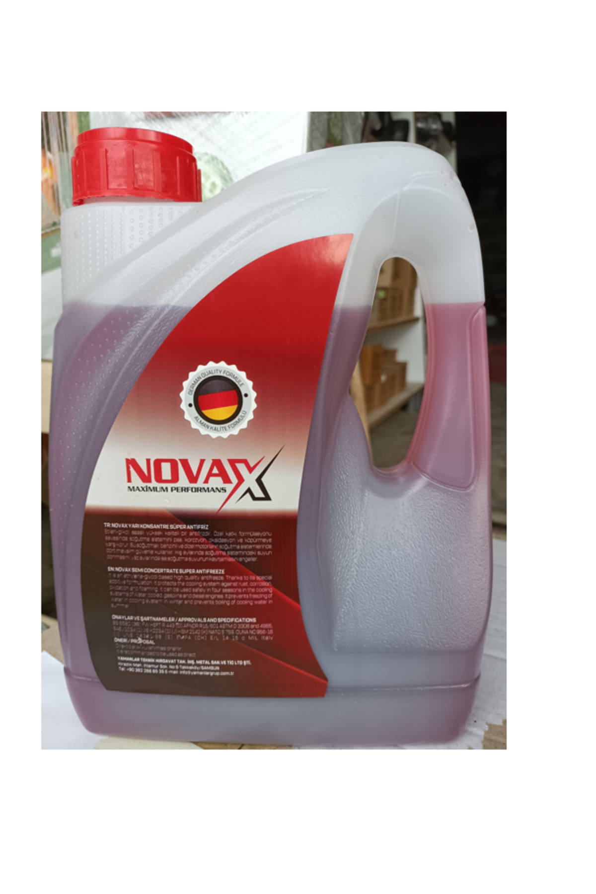 Novax Antifiriz 3 Lt Kırmızı -56 C (4 Adet) 2