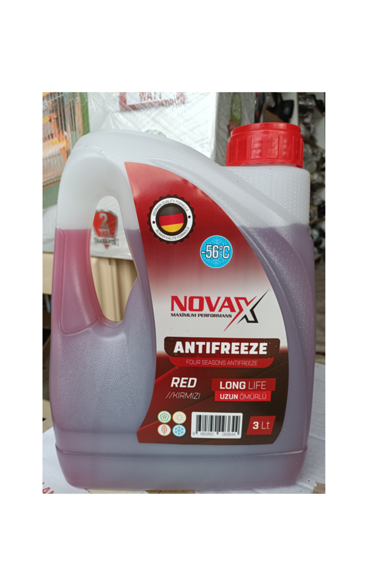 Novax Antifiriz 3 Lt Kırmızı -56 C (2 Adet) 1
