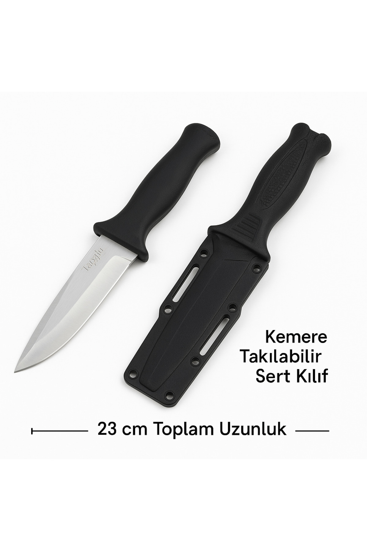 El Yapımı Rambo Bıçağı Avcı Bıçağı Sert Kılıflı Bıçak 4