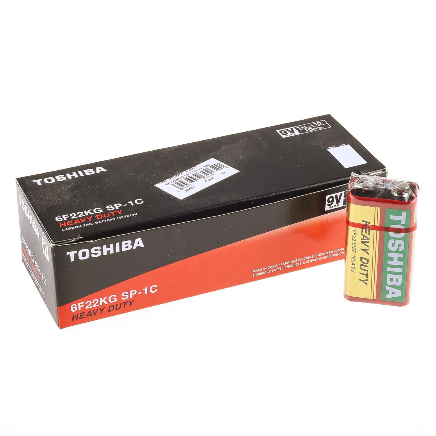 Toshiba 6F22KGG(M) SP-1UT 9V Kare Pil