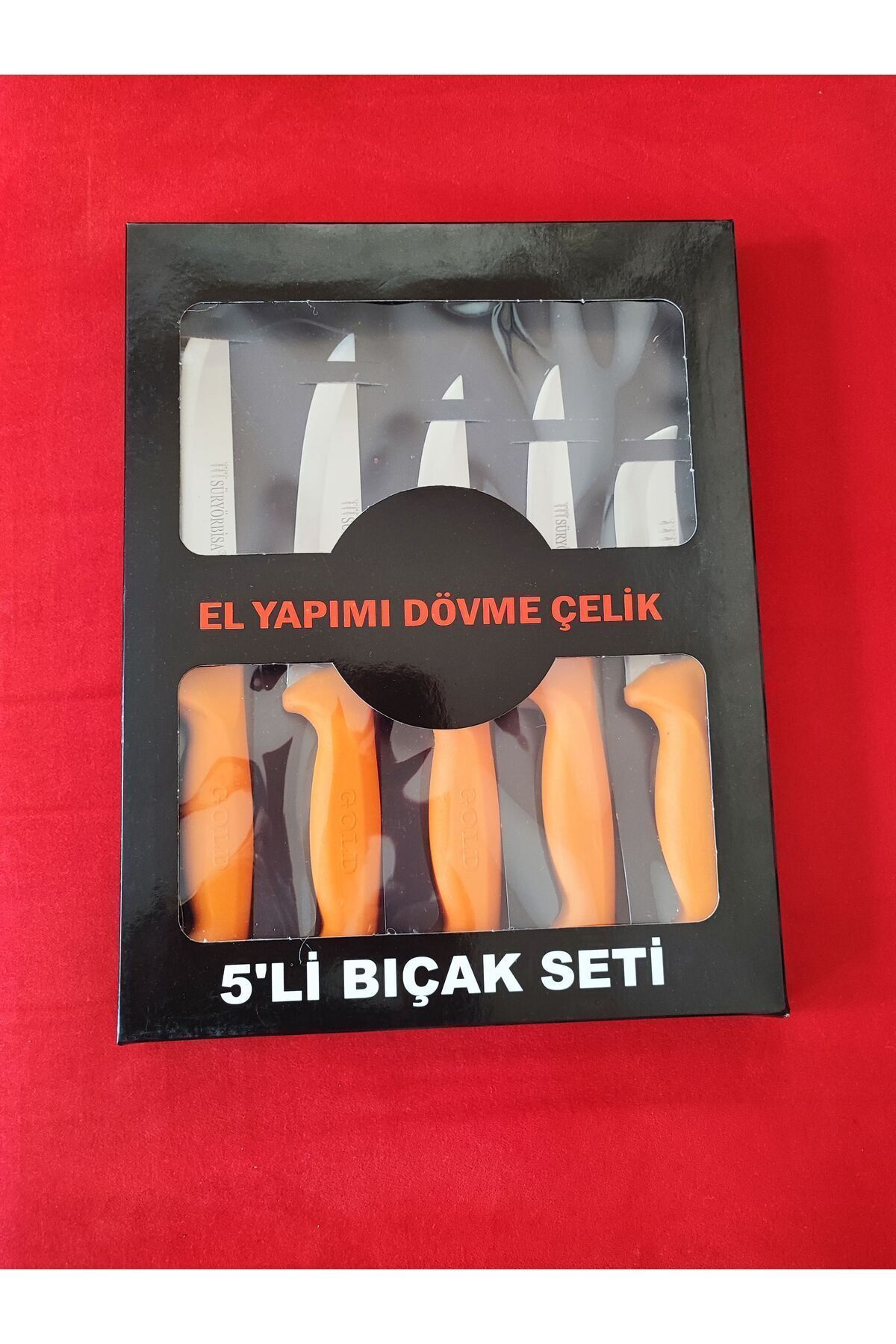 El Yapımı Kasap Bıçağı Seti 2