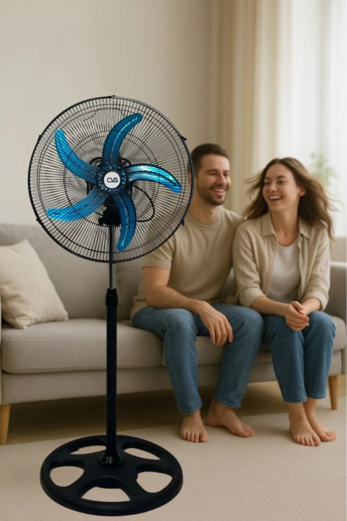 Venüs 18" Sanayi Tipi Çelik Vantilatör 4 Salınım 85w 91022 2