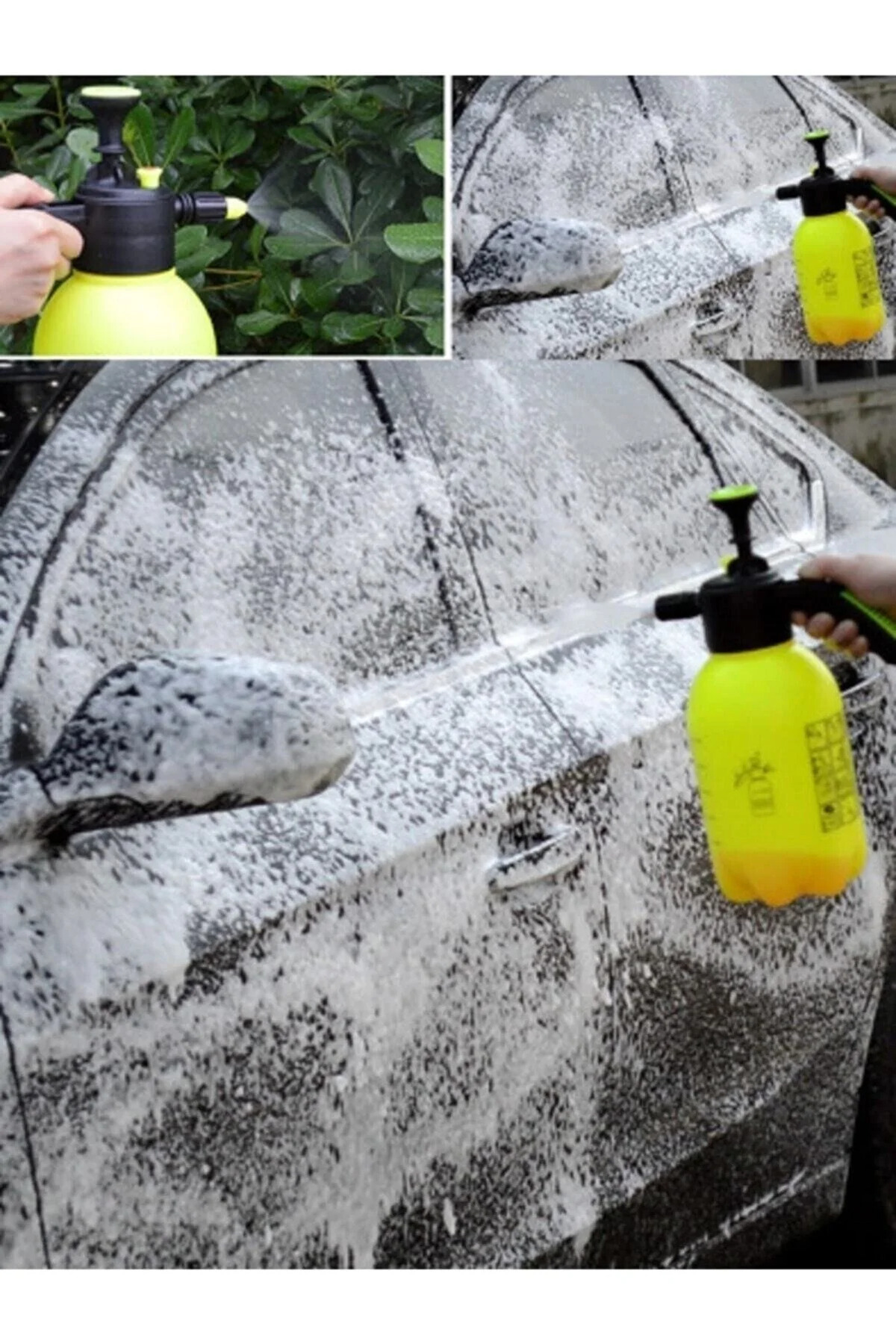 2 Litre Köpük Atıcı Araç Yıkama Pompası, kolay kullanım ve etkili temizlik sağlar.