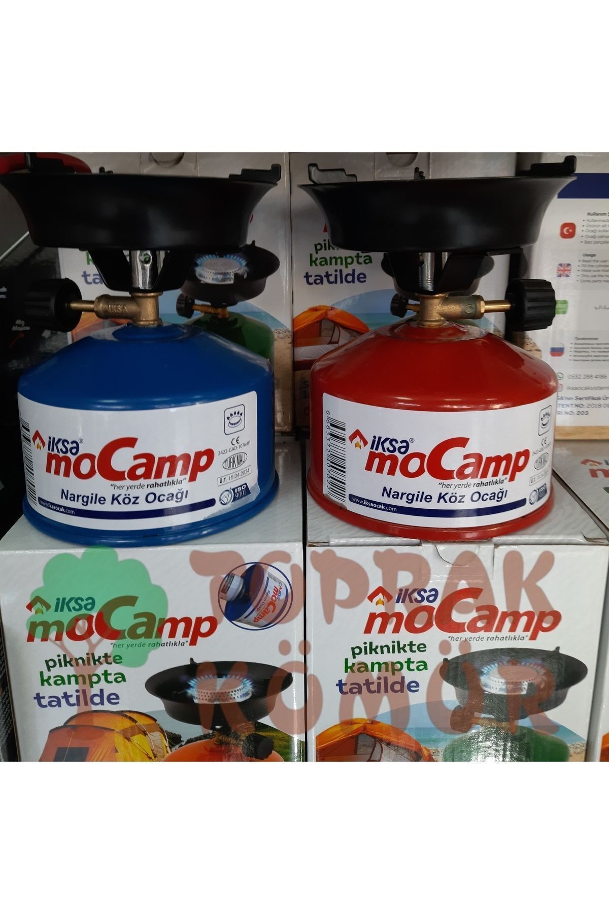 MoCamp Kamp Ocağı Yeni Model - Yeni Renk Seçenekleri - Çakmak Gazı İle Kolay Dolum 5