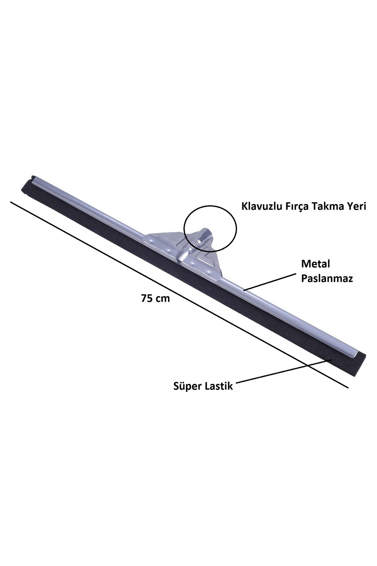 Master Metal Yer Silici Yersil Çekpas 75 cm (Sapsız) 2 Adet 3