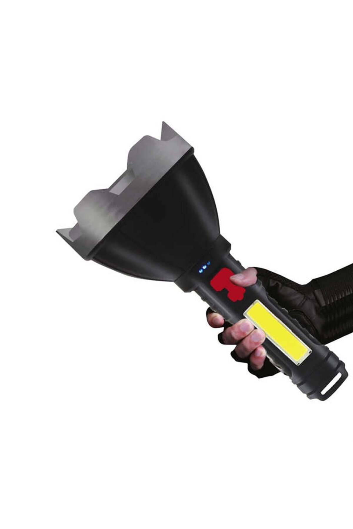 EL FENERİ Pt-6105 Usb Şarjlı El Feneri SÜPER EL FENERİ AVCI FENERİ BALIKÇI FENERİ 8000 lümen