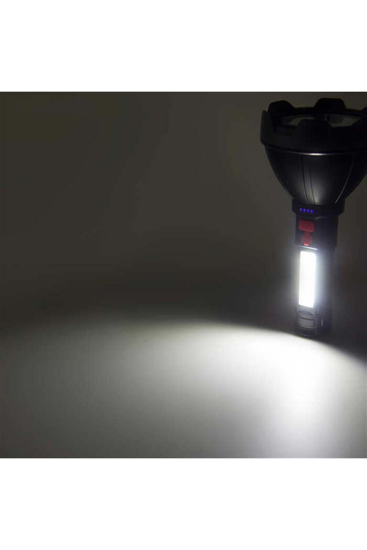 EL FENERİ Pt-6105 Usb Şarjlı El Feneri SÜPER EL FENERİ AVCI FENERİ BALIKÇI FENERİ 8000 lümen 3