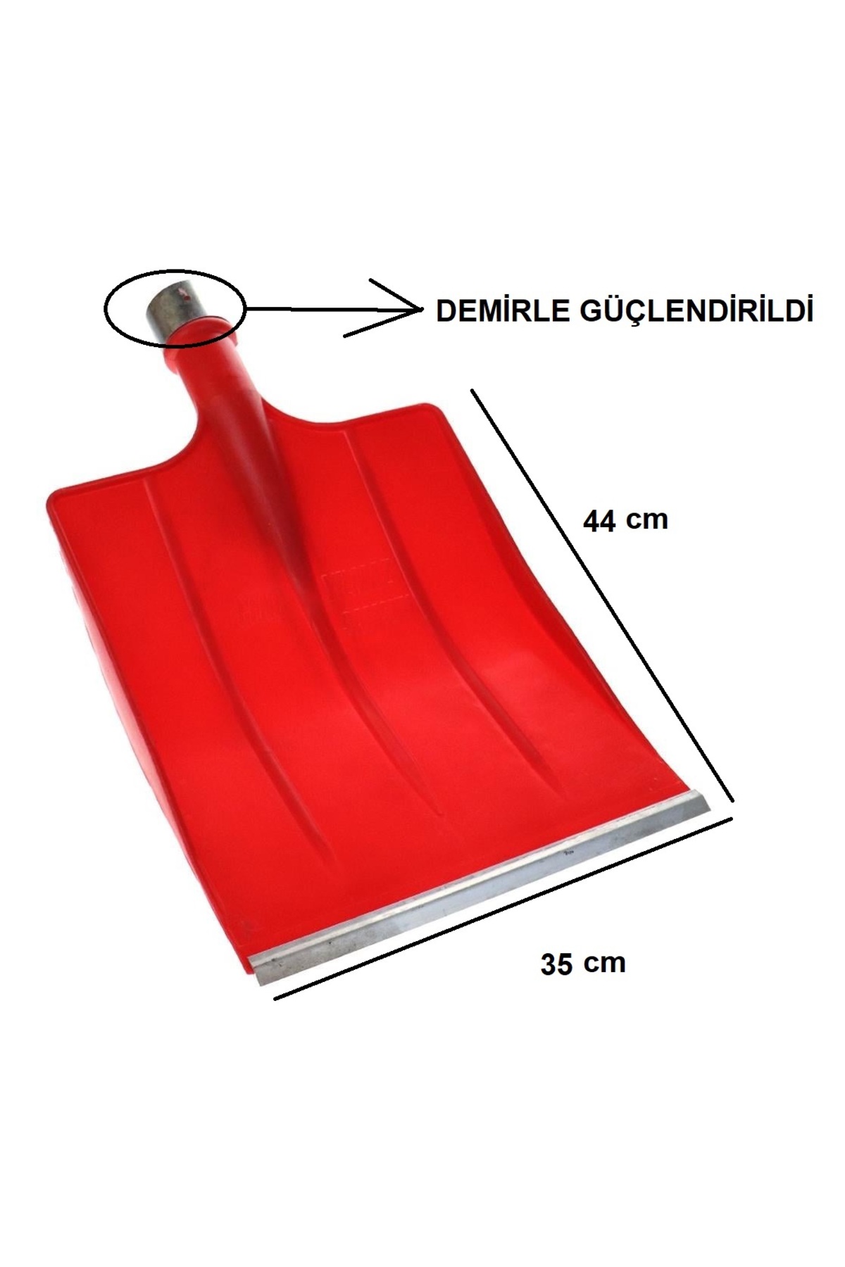TOPTANCI AMCA KAR KÜREĞİ PLASTİK KAR KÜREME DAYANIKLI KÜREK GÜÇLENDİRİLMİŞ 1