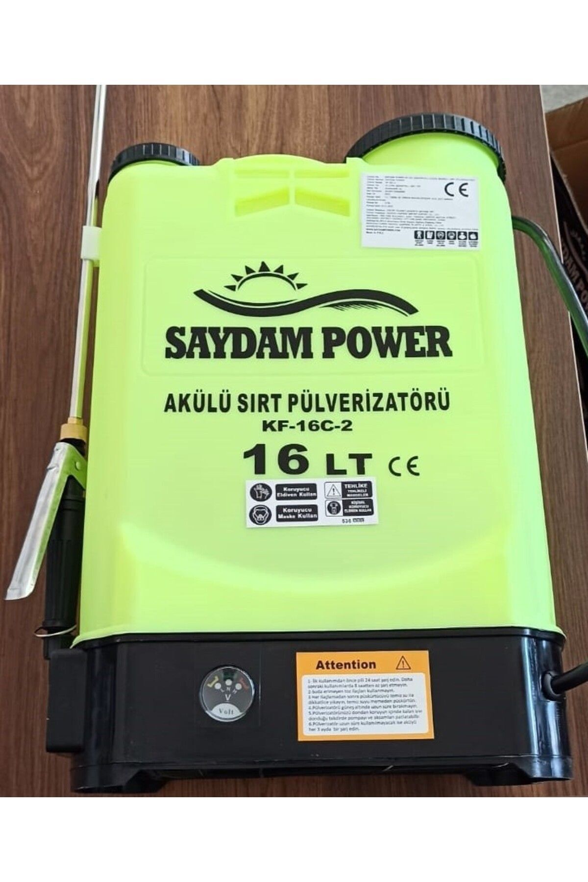 SAYDAM POWER 16 LT AKÜLÜ İLAÇLAMA POMPASI(SIRT PÜLVERİZATÖRÜ) 5
