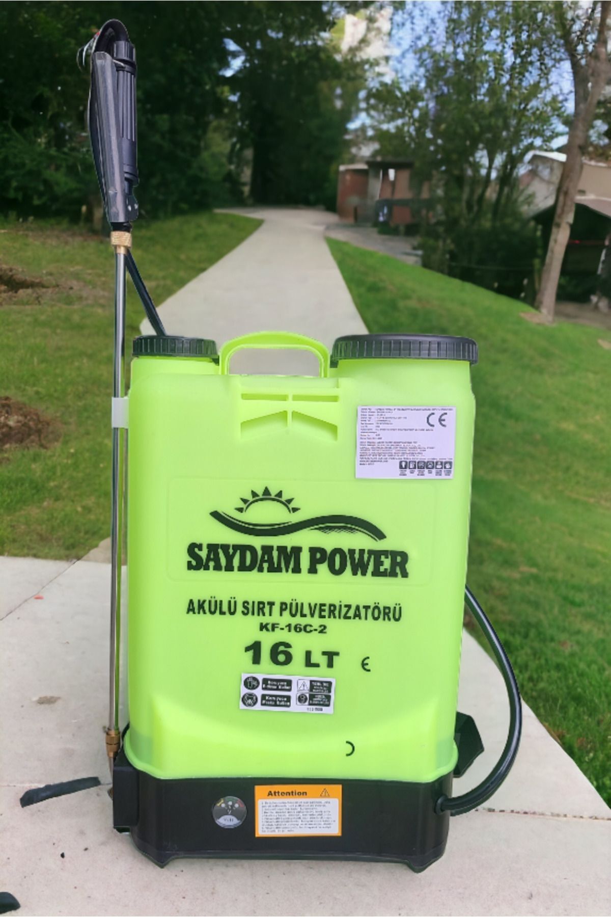 Saydam Power 16 Lt Akülü Ilaçlama Pompası Sırt Pülverizatörü Kf-16c-2 3